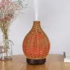 Wood Weave Vase Aromatherapy Humidifier Household Vase Air Humidifier Ultrasonic Mute Colorful Humidifier Spray Instrumen