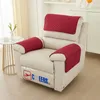 Chaves de cadeira reclinável apoios de braço e backrest slipcover anti -slip animais