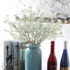 Flores decorativas 1 PC Babysbreath Gypsophila Artificial Fake Silk Diy Fiesta de bodas Toque real