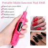 Frills Profissional Máquina de perfuração de unhas Profissional Máquina elétrica Manicure Cutter Arquivos de unhas Lixando brocas de perfuração Gel Polish Remover UNIF Tools