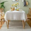 Tala de mesa Modern estilo moderno capa à prova de poeira Branca de crochê para o casamento EL Home Decoration