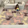 Dywany Lion/Monkey/Jeż dywan miękki flanel 3D nadrukowane dywany salonowe mata przeciwpoślizgowa duży dywan salonu dekoracje 01