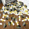 Party Decoration 100pcs Graduation Season Confetti Table Klasse van 2024 Dertinelijke hoed gooien voor viert