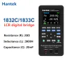 Hantek 1832C / 1833C OSCILLOSCOPE DIODE FRÉQUENCE TESTANT DE RÉSISTANCE Multimètre LCR Inductance de mesure du pont numérique