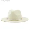 Brede rand hoeden emmer hoeden eenvoudige vintage panama hoed mannen strow fedora man man hat dames zomer strand Brits stijl chapeau jazz trilby cap sombrero y240409