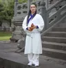 Wudang Robe Taoist Tai Chi Suit Shaolin Kung Fu Uniform Martial Arts Jacka och byxor Anpassad service Behöver du dina mätningar