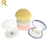 Case di gioielli 10pcs Creative Shell Shape Box Box per orecchini anelli Collana Display Bracciale Gift Wedding