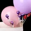 Party Decoration 100st Plastic Transparent Chocolate Ball Holder Flower Candy Bouquet Packaging Diy Stem Fixed Base