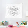 Tapisserier Metatron Cube Tapestry Home and Comfort Decor Wall Decoration Objekt