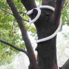 120cm beyaz yılan küçük kauçuk yılan bahçe oyuncakları, gerçekçi yılan figür oyuncakları parti dekorasyonu için esnek sürüngenler