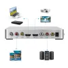 가라오케 기계 가라오케 사운드 믹서 휴대용 디지털 스테레오 오디오 에코 시스템 4K/2K HDMI 가라오케 앰프 듀얼 마이크가있는