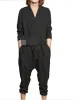 Epilatorer Mäns avslappnad jumpsuit Loose Jumpsuit European och American Show Spring and Summer Fashion Frisör Jumpsuit