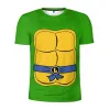 Turtle Outfit 3D Stampato Nuovo estate maschile e femminile non mainstream Funny Casual Street hip-hop Of O-Neck Top-shirt Top
