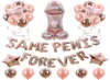 Christmas Decorations Bachelorette Party Decorations Same Penis Forever Foil Balloon Set Hen Party Accessories Globos Wiht Rose Go2909255