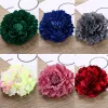 Piacini di fiori artificiali per nozze per capelli da sposa floreale Clip per sacca Sunhat Peony Flower Bizzurra Boemia Accessori per capelli Boemia