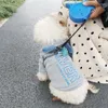 Vêtements pour chiens vêtements pour animaux de compagnie Hoodie plus polaire coton décontracté confortable chaleureux rose bleu gris 3 couleurs s-xxl