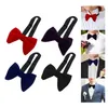 Bow Ties Men's Velvet Tie élégant pré-lié formel pour les hommes femmes grosses affaires de marié de mariage ajusté Bowtie Tuxedo Gift