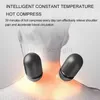 Electric Massager Cervical Pillow Compress Vibration Massage Neck Traction Relax Sleeping Memory Foam Guard Gray 240325