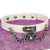 Chokers Gotik Siyah Punk Punk Ceza Yakası Çiviler Perçinler Adamlar İçin Tudra Chocker Kolye Erkekler Bondage Cosplay Goth Je Dhgarden Dhifo