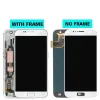 Super AMOLED LCD screen for Samsung S7, display with frame, G930, g930f, with back cover, 5.1 inch