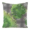 Pillow 45cm IG Banana Leaf Inimitated Silk Fabric Throw Covers Couch Cover Home Decorative Pillows Case