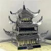 Yueyang Tower 3D Metal Puzzle Model Kits DIY Laser Cut Puzzles Toy Jigsaw pour enfants