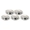 10st Retro Shell Pull Handtag Metal Kitchen Drawer Cabinet Door Knob Furniture Handware Mässing Nickel Platerat skåp