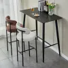 Nordic Loop Velvet Bar stoelen op de bureau Backlest High Bark Stools Minimalistische Designer Creative Household Kitchen Teller Krukken