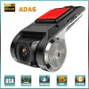 Car Dash Cam USB HD 1080P 170 Degree Wide Angle Car Camera Recorder Front ADAS Dashcam Android DVR Auto Recorder Night Version