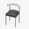 Silla de barra de diseño nórdico café moderno sillas de comedor retro