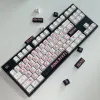 Accessori parole rosa keycaps set 132 tasto keycap pbt tappo key carino per mx ciliegia switch gateron switch kit tastiera meccanica