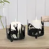 Titulares de velas Soporte votivo Candelera de metal Nordic para la casa de la mesa de comedor Casa de boda