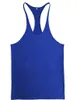 1pcs Erkek Salonu Singlet Stringer Kas Tankları Fitness Spor Gömlek Y Arka yarışçı erkek fitness singlet kolsuz koşu Tişörtleri1586143