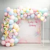 Dekoracja imprezy pastel żółte balony girland arch arch