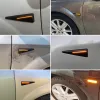 2pcs LED Dynamic Turn Signal Marker Marker Light Filant Flabiner séquentiel Lampe pour Renault Espace Mk4 Vel Satis Wind Avantime Megane 2