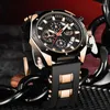 Orologi da polso 2024 Lige Fashion Mens Watches Top Silicone Watch Men Quartz Date Orologio da datta Waterproof Owatch Chronograph