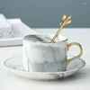 Tazze in porcellana tazza europea tazze di Natale in porcellana set latte in ceramica per la colazione condensata da tè da tè set d'oro