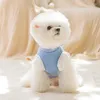 犬のアパレル温かい小さな袖のアヒルTシャツ風力猫アンダーシャツペット服のコスチューム服