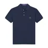 Polo's van heren van hoge kwaliteit heren geavanceerde lente/zomer katoen geborduurd snel drogende polo shirt top zakelijke vrije tijd sport korte mouw t-shirt Aziatische maat s-2xl