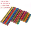 50/100pcs Buntes Holz Lollipop Stick Schokolade Zucker Süßigkeiten Lollipop Formwerkzeug Eisstangen Handarbeit Kunsthandwerk Kuchen -Werkzeuge