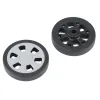 Dome 4x bagage-accessoires wielen vliegtuig koffer pulle rollers stomme wiel slijtvaste onderdelen reparatie 60x12mm