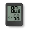 Rappel de confort de l'écran tactile thermomètre numérique électronique avec la station météo du thermomètre à lumière arrière de la maison aimant
