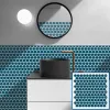 Wostick 12*12-дюймовый 1,2 мм экологически чистые 3D обои с клейкой настенные наклейки на стены и наклейки на плитку для ванной комнаты для ванной