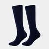 Men's Socks 1Pair Fashion Unisex Compression Flight Travel Anti-Fatigue Knee High Stockings Blood Circulation Slimming