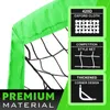 Runbow 6x4 ft Portable Kids Soccer Mål för Backyard Practice Soccer Net med Carry Bag 240403