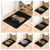 Mat de bain d'animaux salle de bain petit tapis de douche de douche décorative d'absorbant de pied de pied d'entrée de porte d'entrée tapis de cuisine de cuisine de chambre à coucher