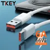 Lovebay 6A 66W USB Tip C Süpastalı Kablo USB Hızlı Şarj Telefon Şarj Cihazı Huawei Mate 40 50 Xiaomi 11 10 Pro