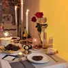 Kerzenhalter Europäischer Metallhalter Einfacher goldener Hochzeit Dekoration Bar Party Wohnzimmer Zubehör 2024