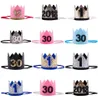 11630 CHAPOS DE FESTA DE BRINHERNO ADULTIVOS CHATES DE FEIRA KAWAII Coroa Caps Mulheres Caps de bolo de aniversário Po Props Party Decor7715606