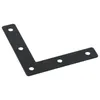 Hooks L Shape Fixed Bracket Black T/L Right Angle 90° Shelf Connector Fastening Code Furniture Hardware